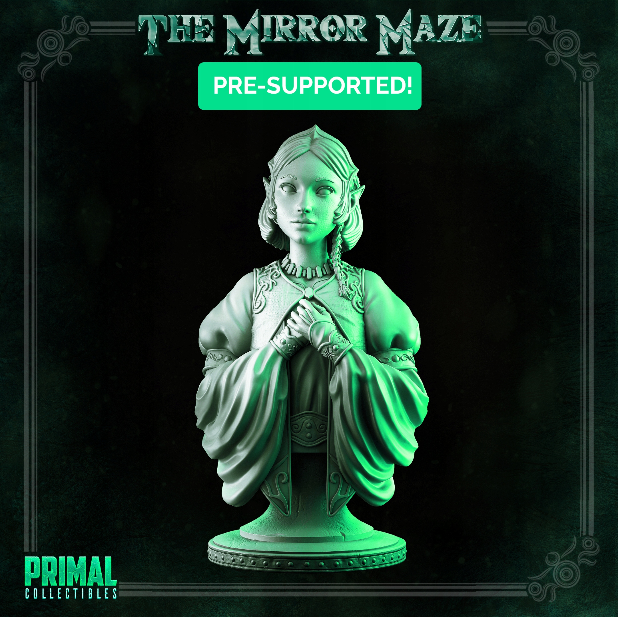 Elfí princezna Enora Bust Primal sběratelské předměty