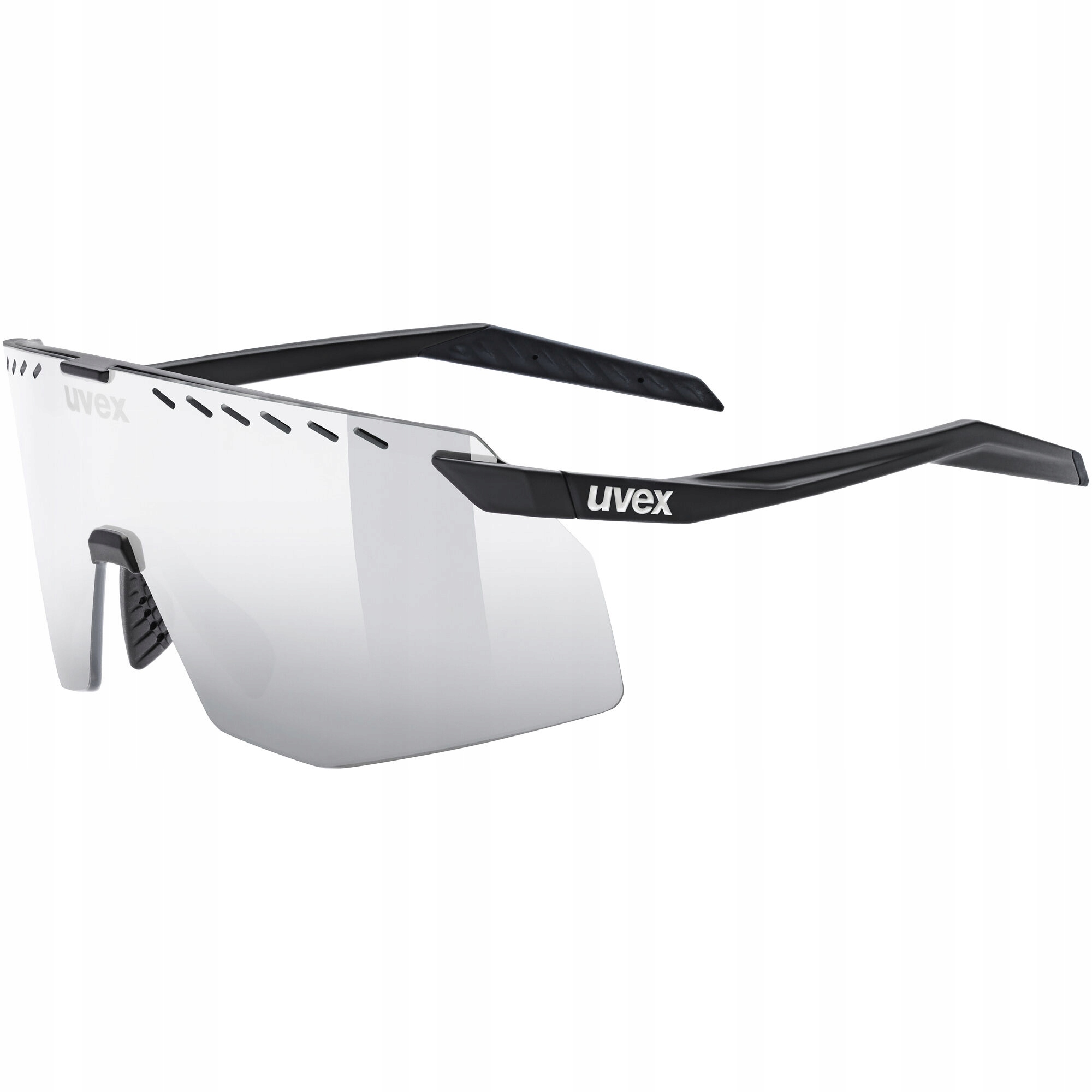 Sportovní cyklistické brýle Uvex Pace Stage black matt mirror silver S3