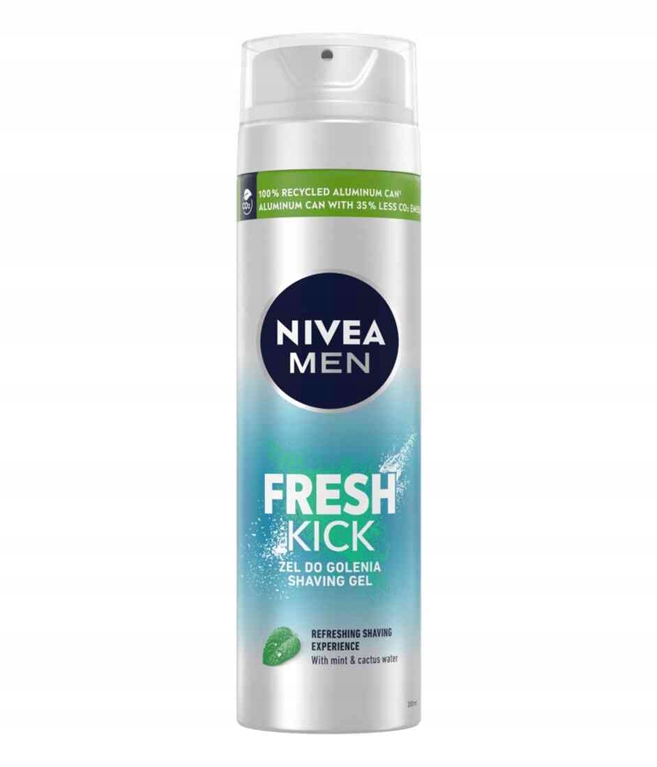 NIVEA MEN Fresh Kick Żel do Golenia 200 ml