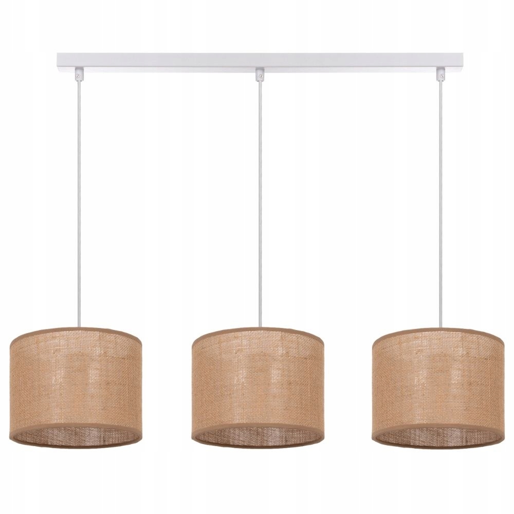 Závěsná Skandinávská Stropní Lampa S Jutovým Stínidlem