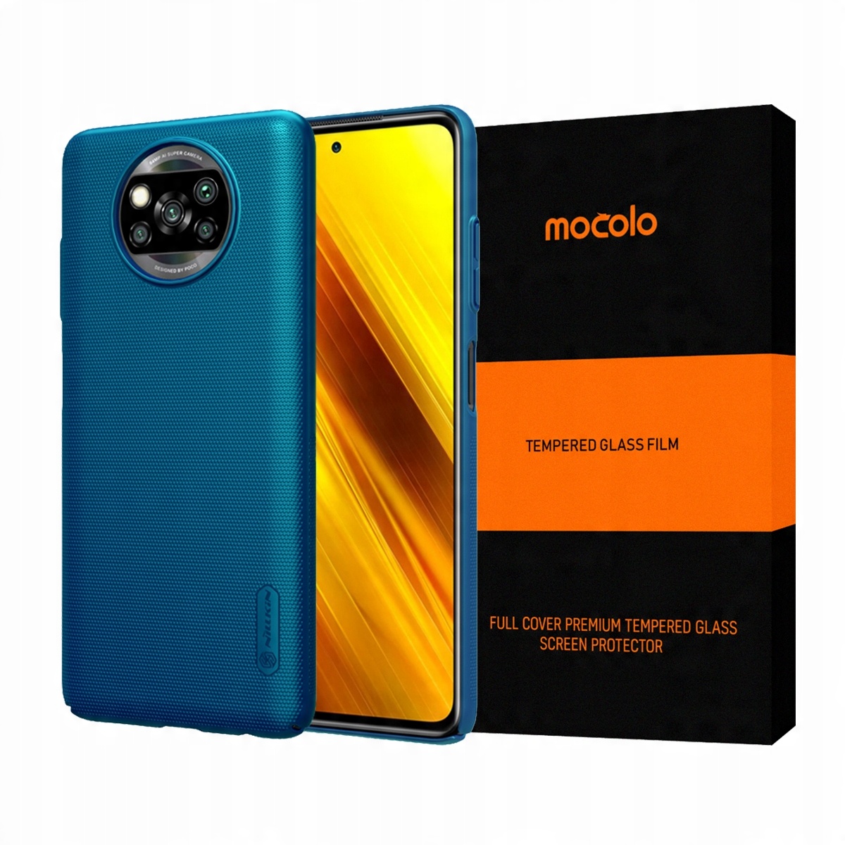 

Nillkin Etui Do Xiaomi Poco X3 Pro + Szkło Mocolo