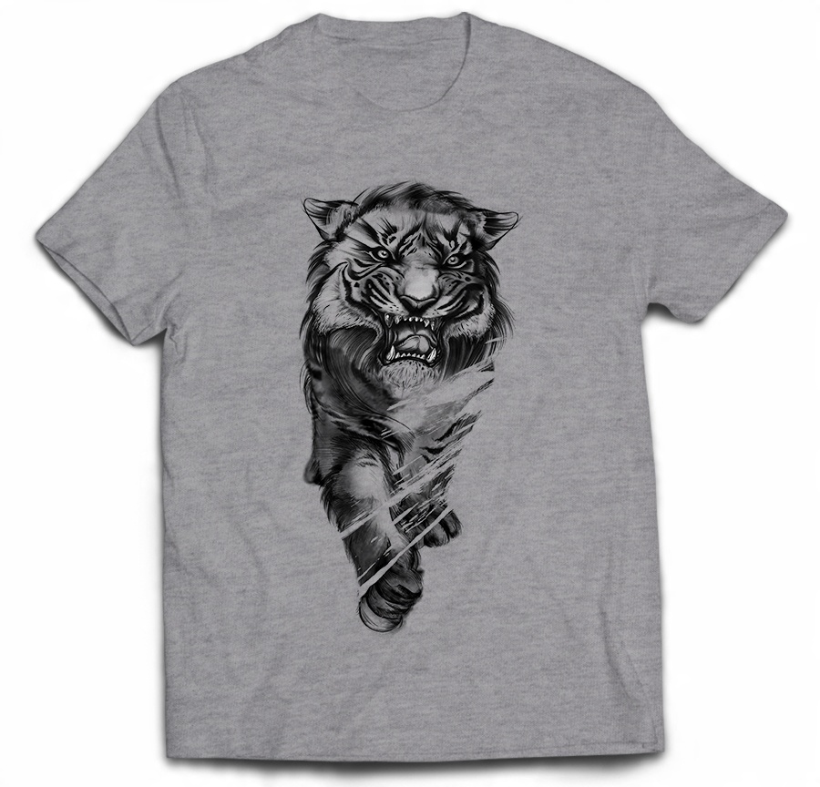 

Tatuaż Tygrys Tiger Tattoo Pazur Dziki Kot 3XL