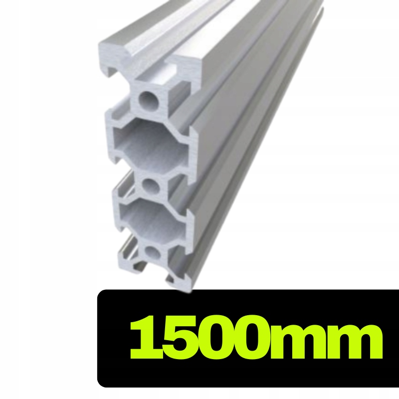 Hliníkový profil V-slot 2060 stříbrný o délce 150 cm