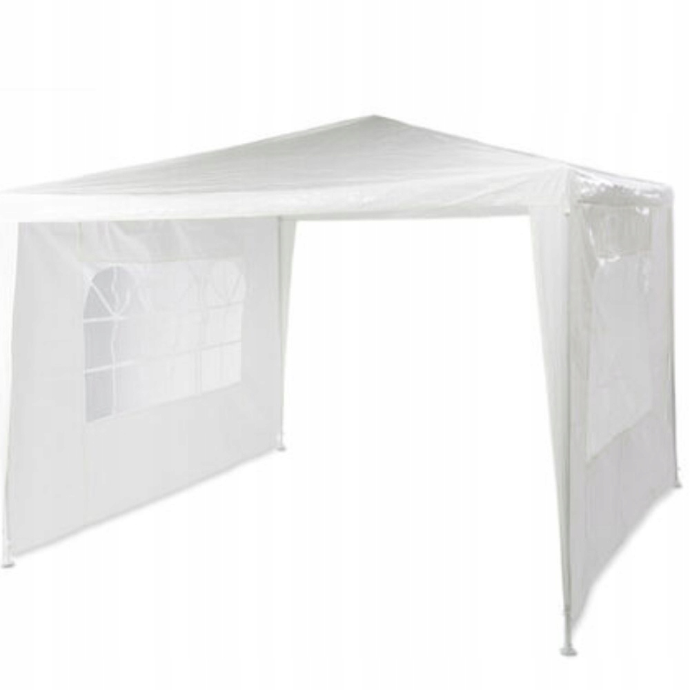 Namiot Ogrodowy 300c300 cm Namiot Handlowy 2 Ściańy z Oknami