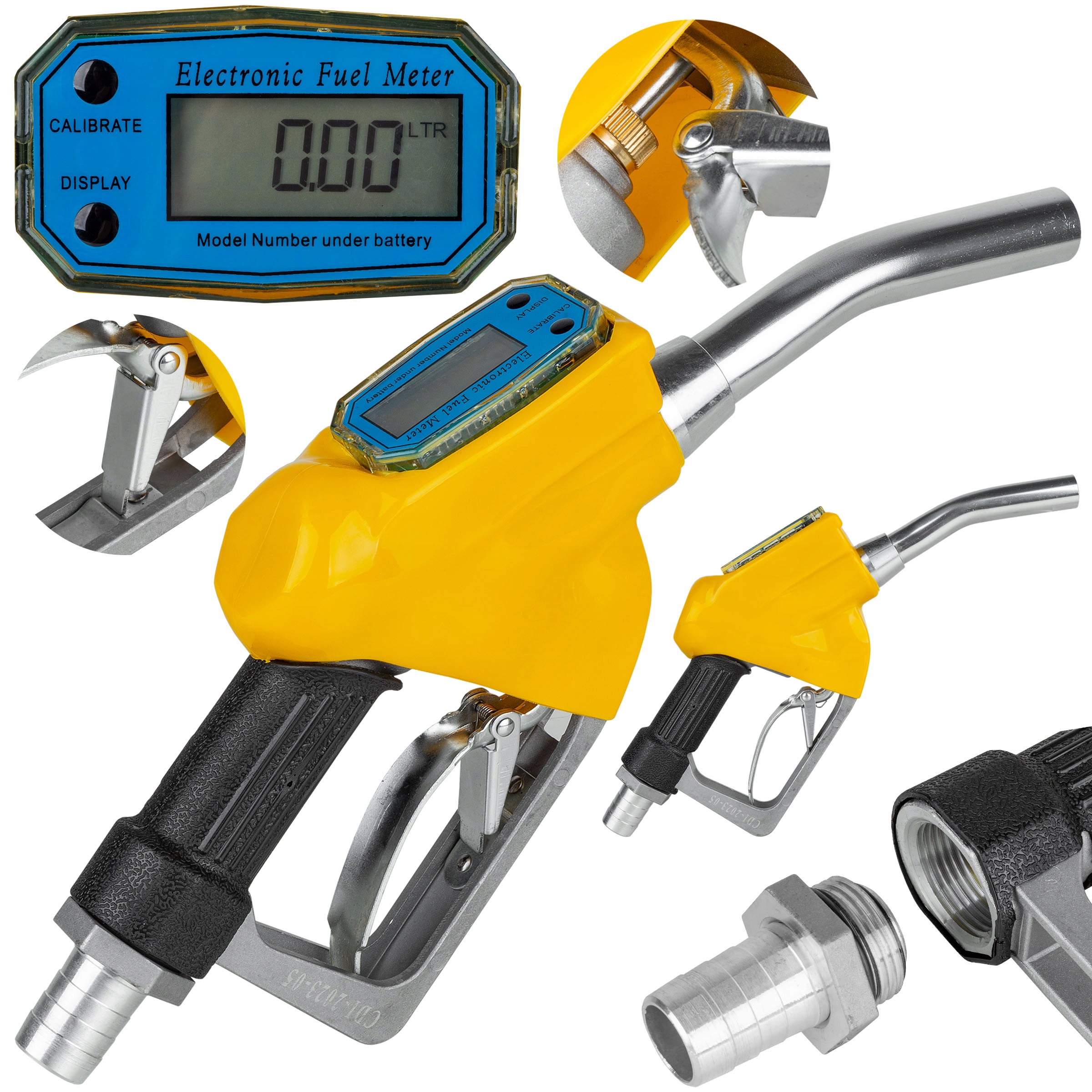 Pištoľ Cpn Palivová Pumpa Počítadlo LCD Kalibrácia