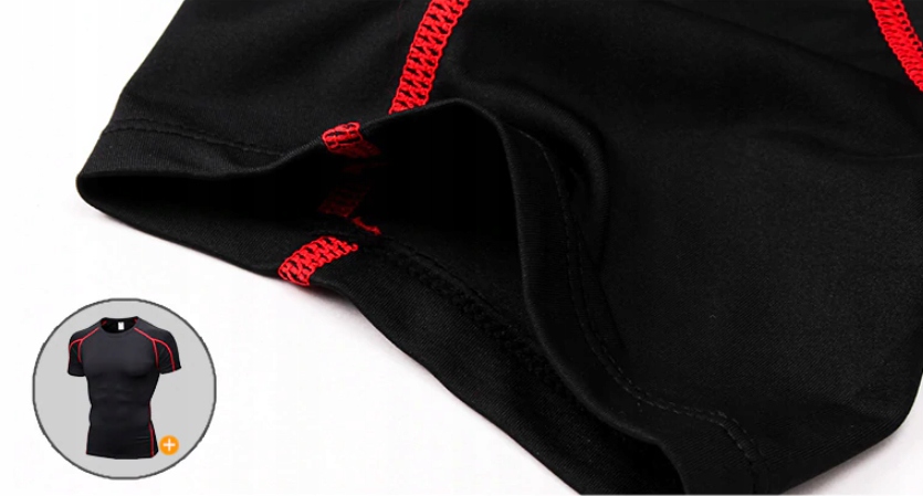 MĘSKI KOMPLET SPORTOWY KOSZULKA SPODENKI SIŁOWNIA Rozmiar XXL