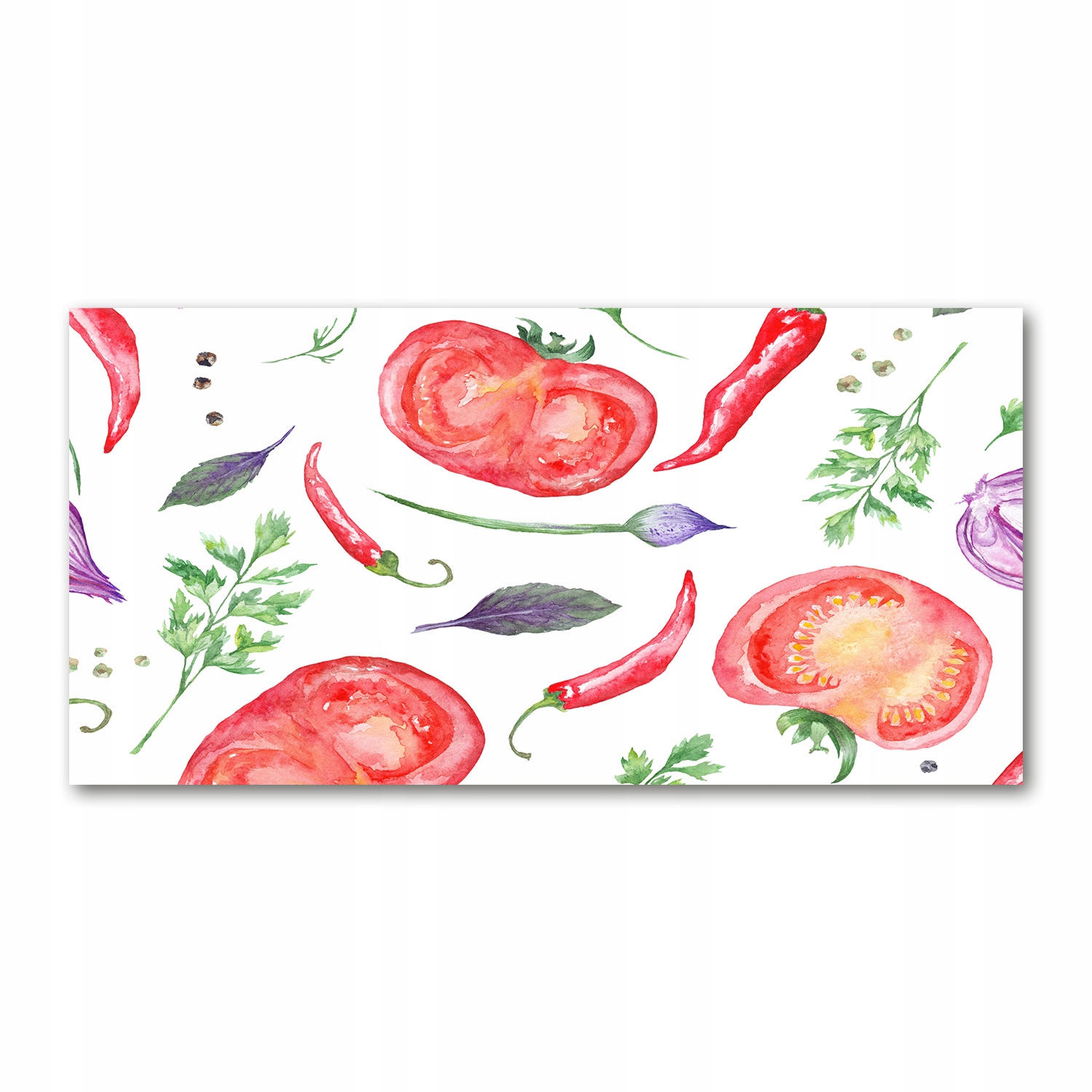 

Foto-obraz akrylowy Pomidor i przyprawy 140x70 cm