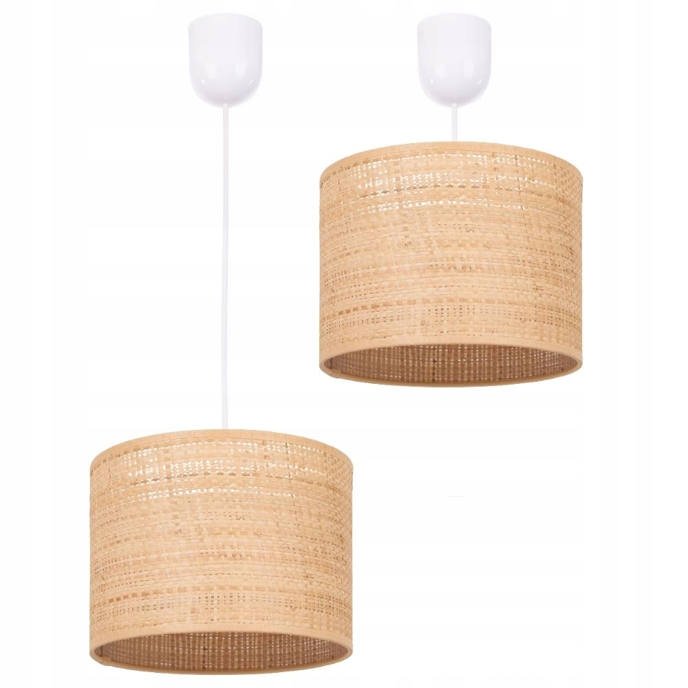 

Skandynawska Lampa Sufitowa Wisząca Ratan Rattan