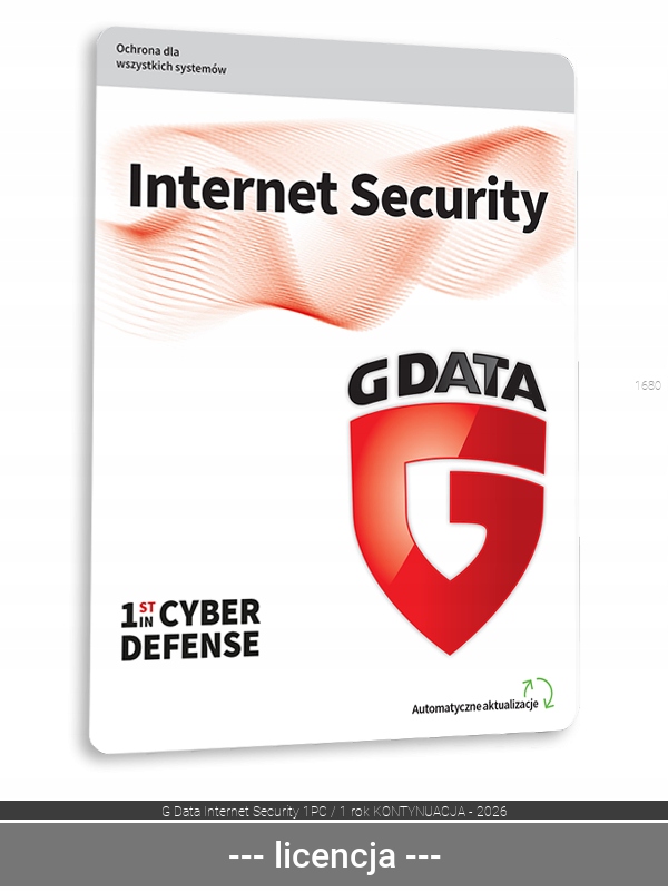 G Data Internet Security 1PC / 1 rok KONTYNUACJA - 2026