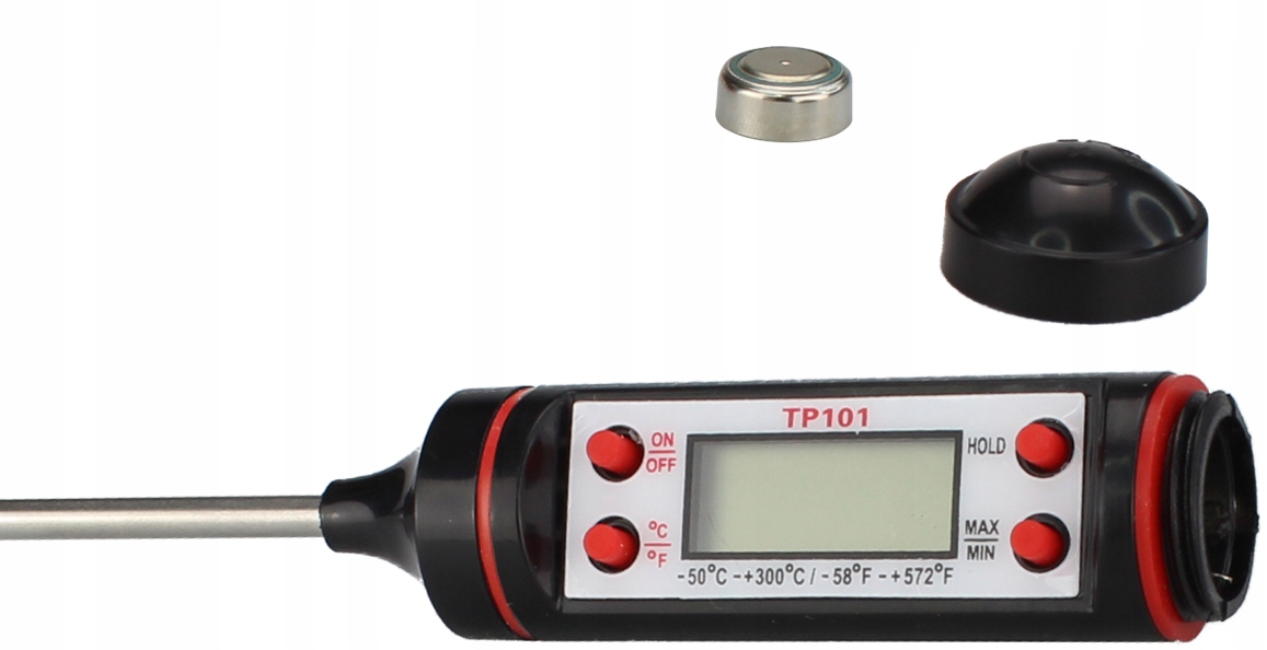 TERMOMETR SZPILKOWY LCD Z SONDĄ Marka Carmotion