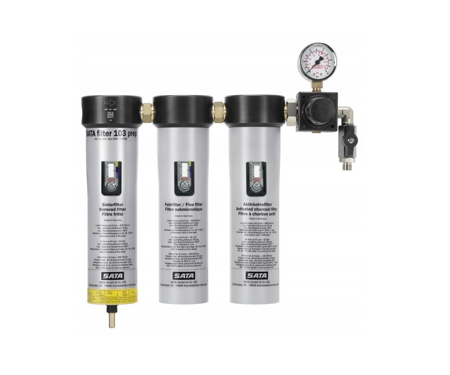Filtr do kabiny lakierniczej ścienny trzystopniowy SATA Prep 103 157420