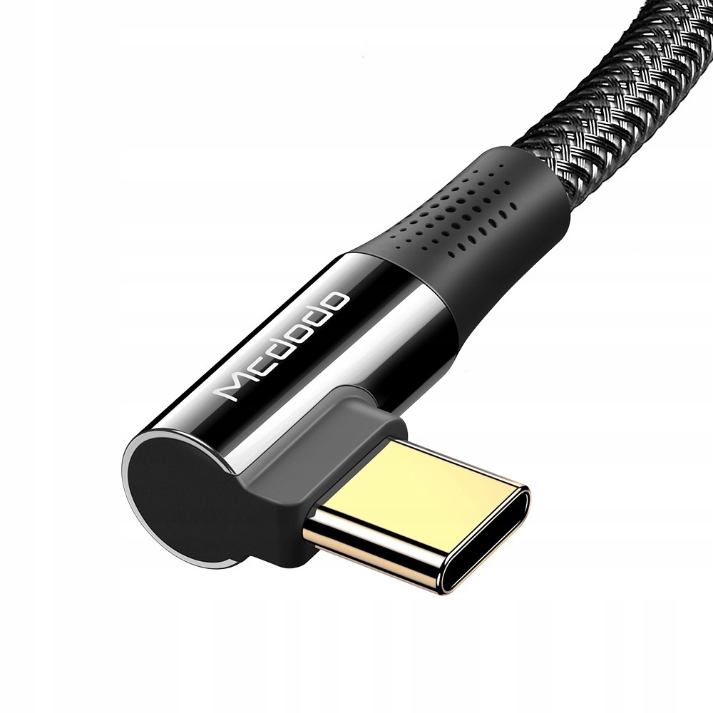 MCDODO KABEL KĄTOWY USB-C PD 2.0 QC 4.0 5A 100W 2M Długość przewodu 2 m