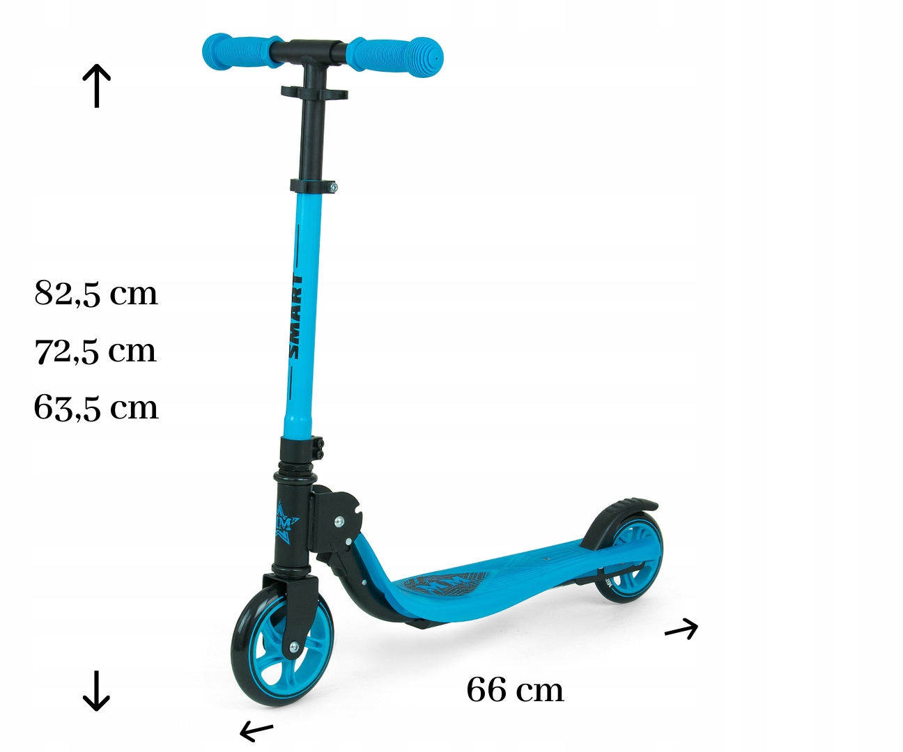 Hulajnoga Scooter Smart Niebieska Milly Mally 4+ Marka Milly Mally