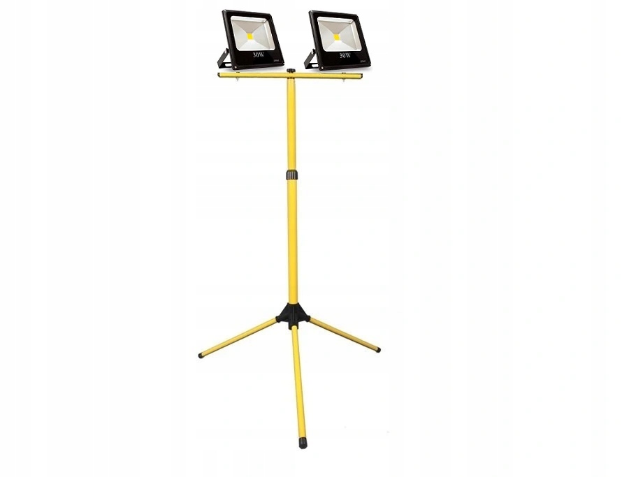 LAMPA HALOGEN LED NA STATYWIE STOJAKU 2 x 30W
