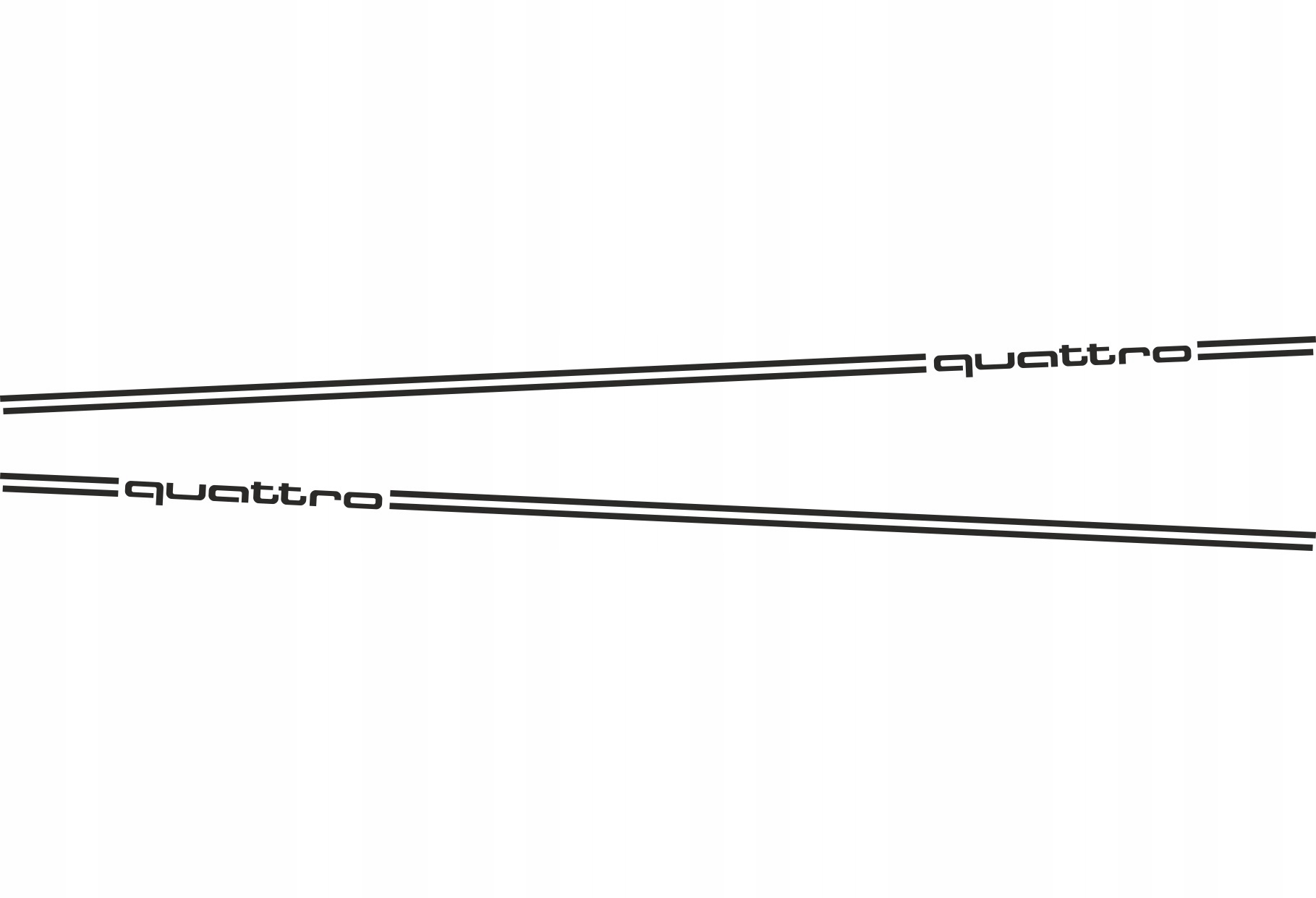 Samolepky quattro pro auta Audi Q5 02