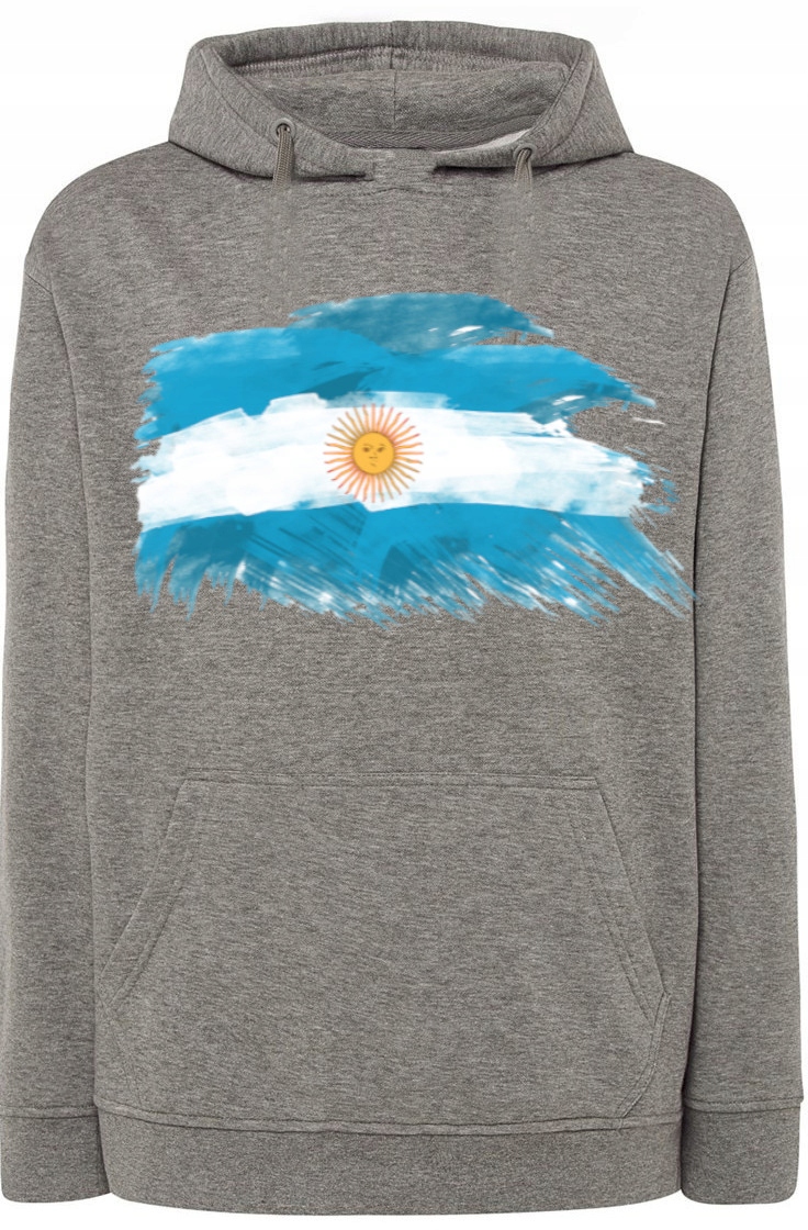 Argentina Pánská mikina s kapucí s potiskem r.XXL