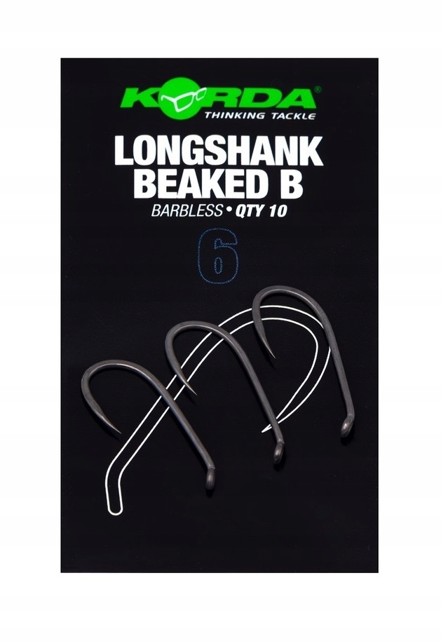 Haczyki Bezzad Long Shank Beaked 10szt Roz 6 Korda