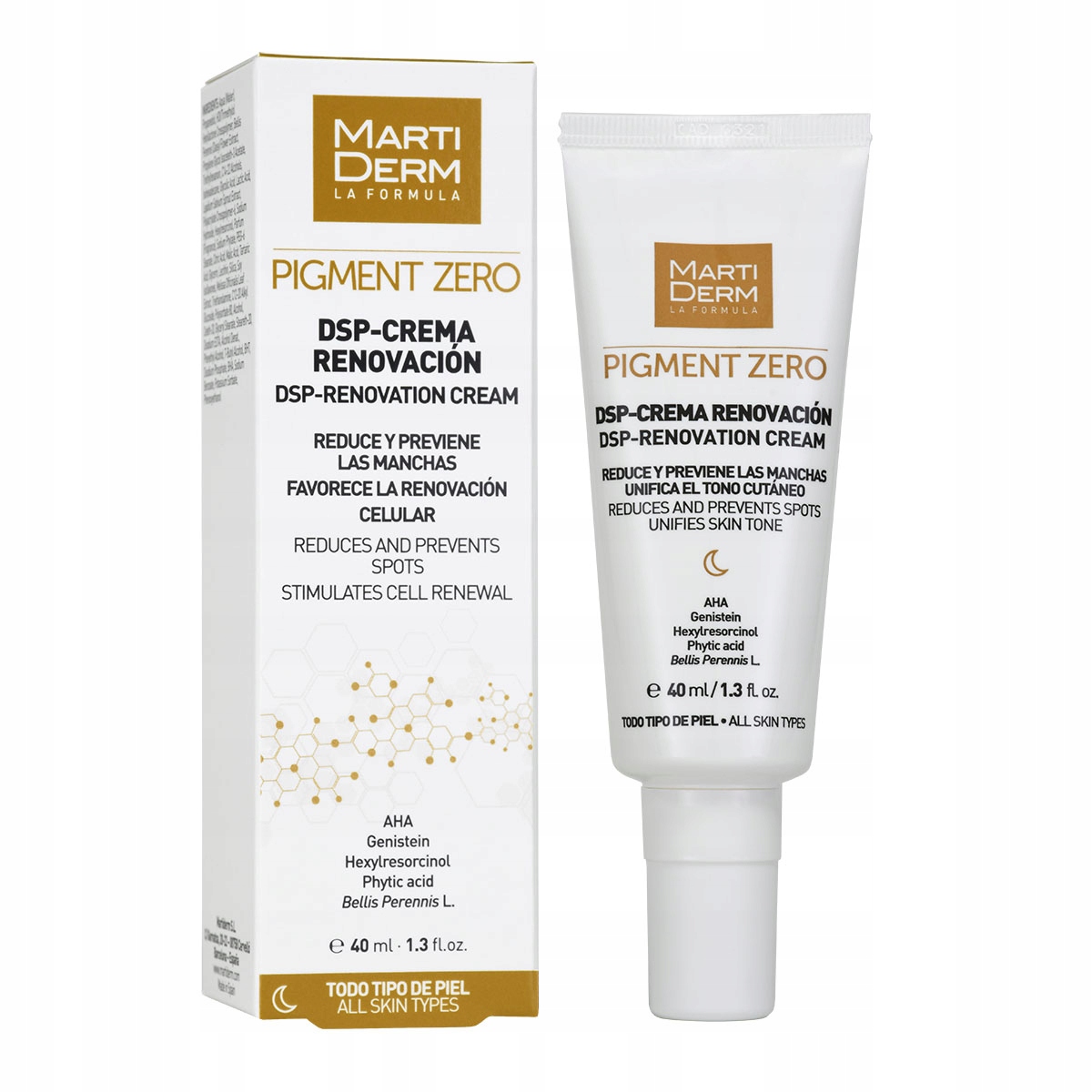 MartiDerm Pigment Zero Dsp Renovation Cream, depigmentujący krem przeciw