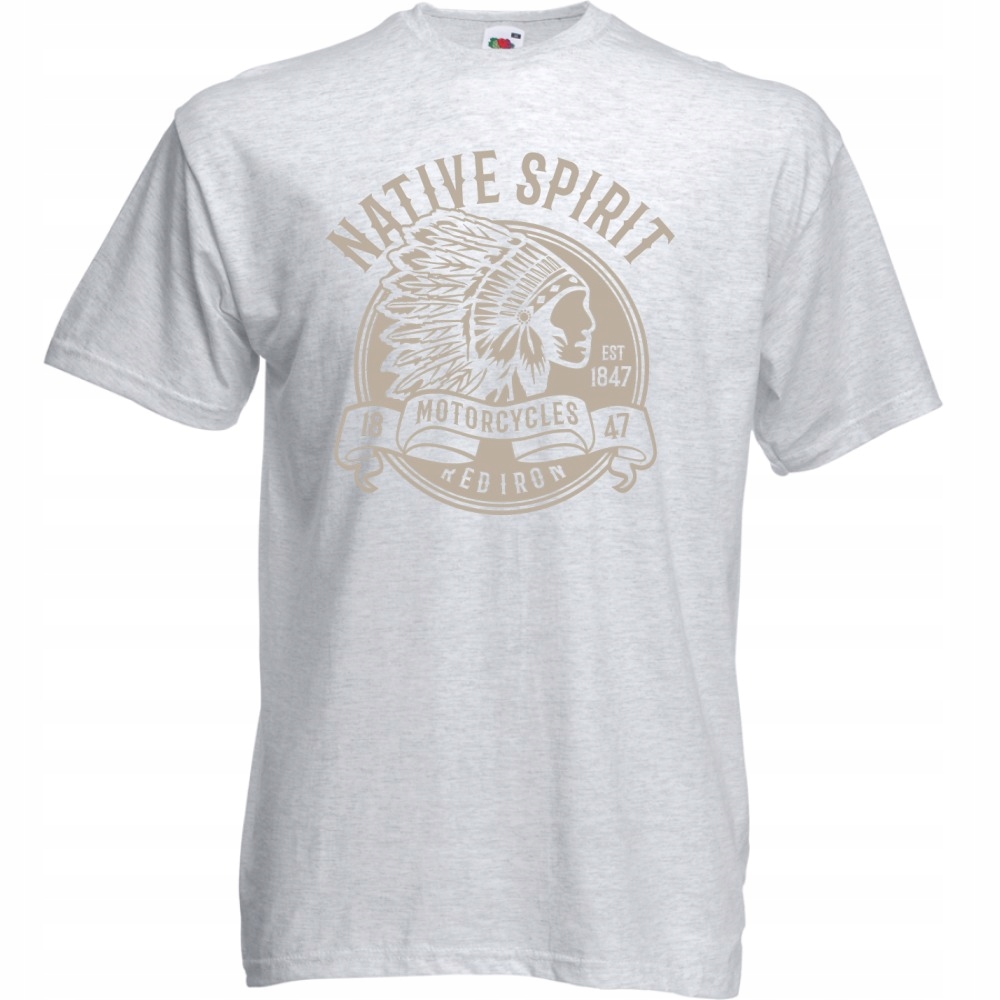 

Koszulka indianin motocycles native spirit S ash s