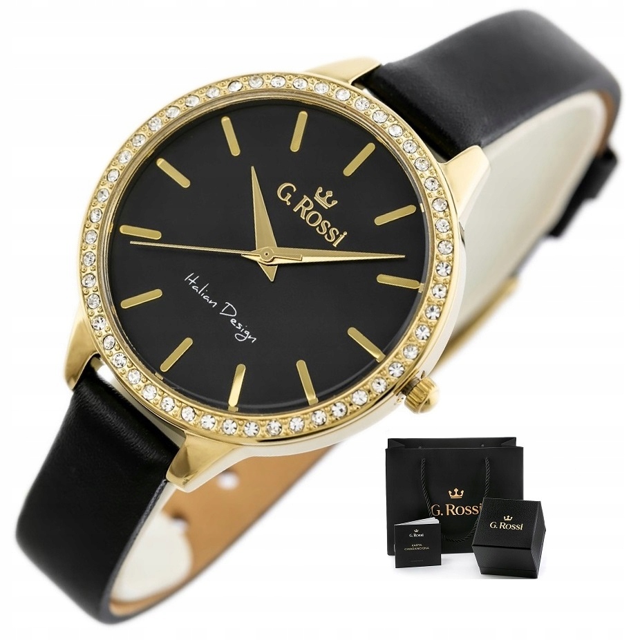 

Zegarek damski G. Rossi Ciri cyrkonie Box Grawer