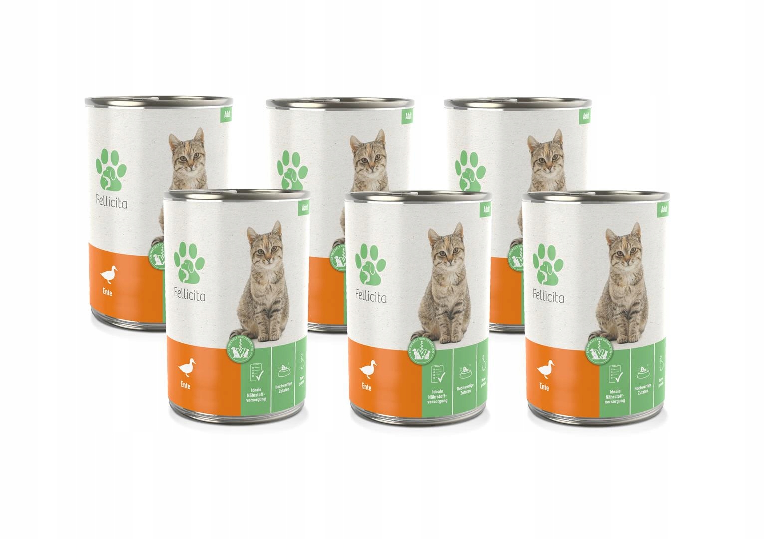 Levně Fellicita Cat Pure Duck kachna 6x400 g
