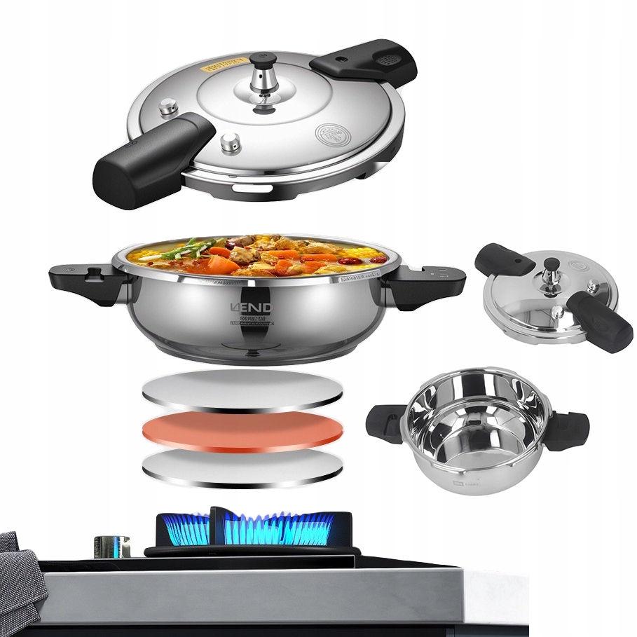 Tlakový Hrnec, Okamžité Rychlé Vaření Na Plynu Nebo 1.8 L 304