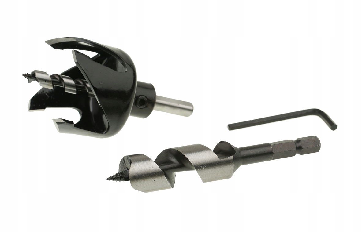 

Zestaw Do Drewna Otwornica 55 mm Świder 22 mm