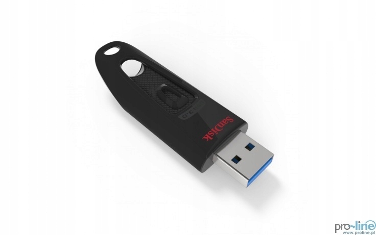 SANDISK ULTRA 256GB FLASH DRIVE USB 3.0 Kolor czarny