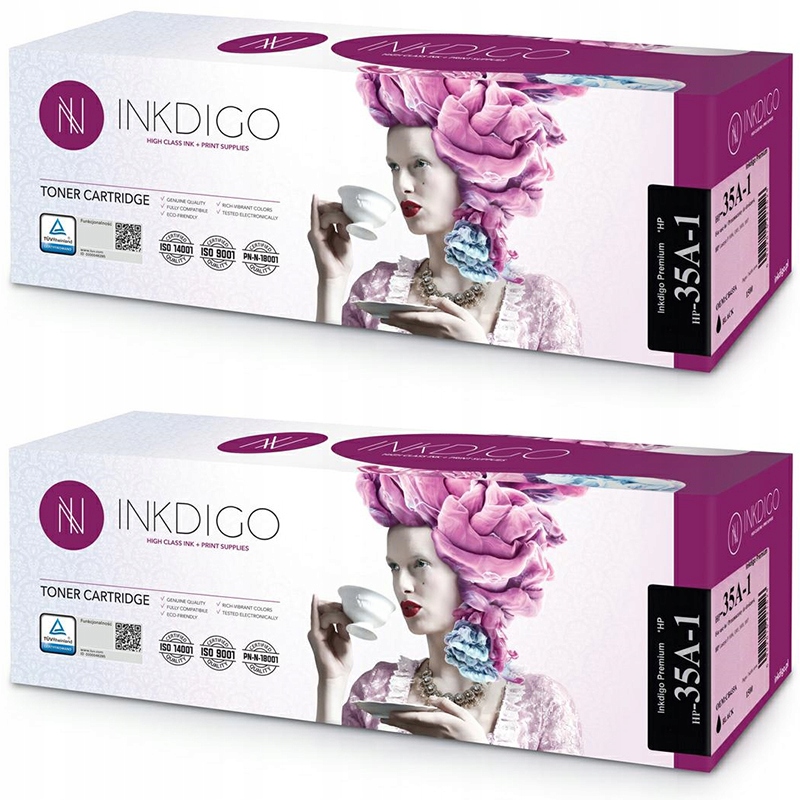 

2x Toner do Hp 35a CB435A P1008 P1007 Nowy Chip