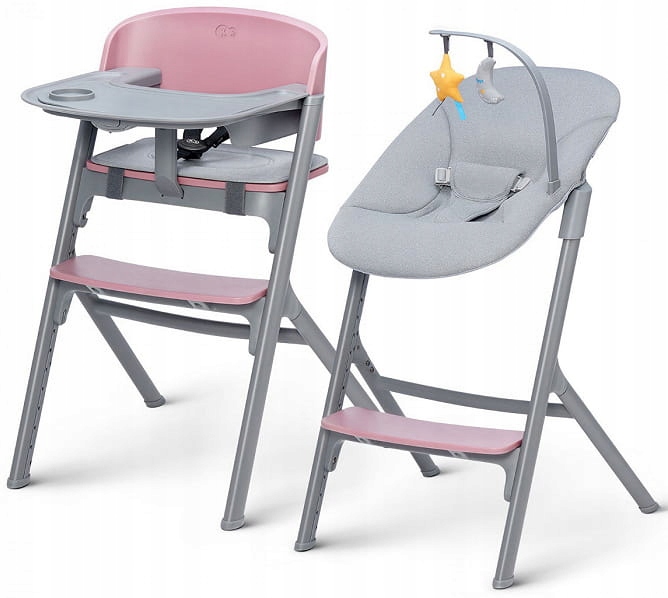 Kinderkraft Livy Krzesełko do karmienia dziecka 4w1 Livy Calmee bujak