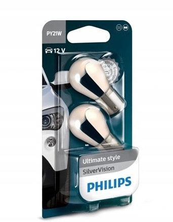 

Żarówki Philips PY21W Silvervision 12V BAU15s 2szt