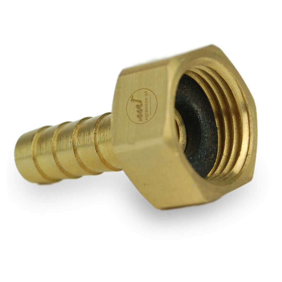 Końcówka do gazu 9mm x Gw 1/2 Nypel do węża 9mm GW1/2 Mosiąd
