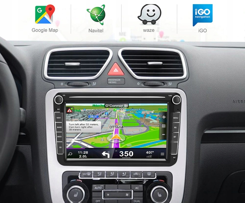 Radio Android 8 Volkswagen Golf Passat GPS vw B6 Marka inna
