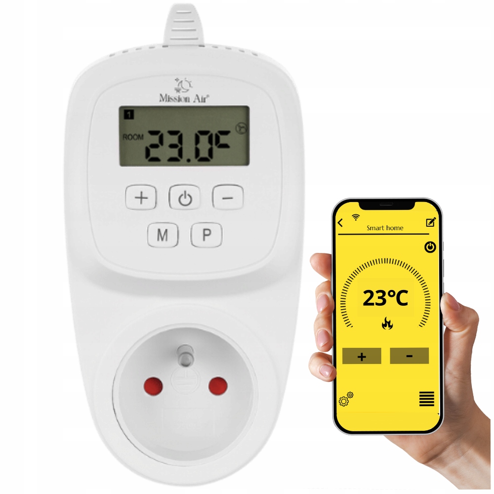 Zásuvkový regulátor teploty termostat Timer Wifi Smart Home 230V 16A