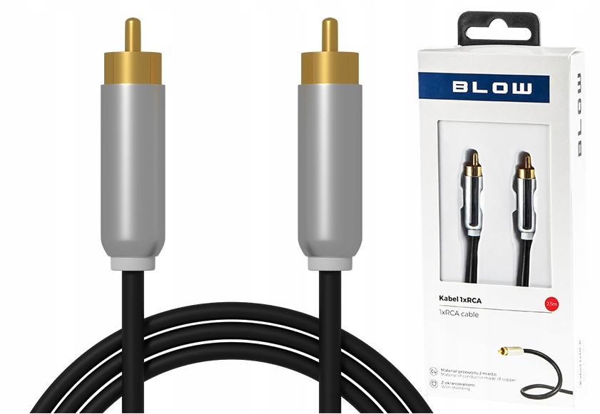 

Kabel Blow 1x Rca (cinch) 1x Rca (cinch) 2,5M