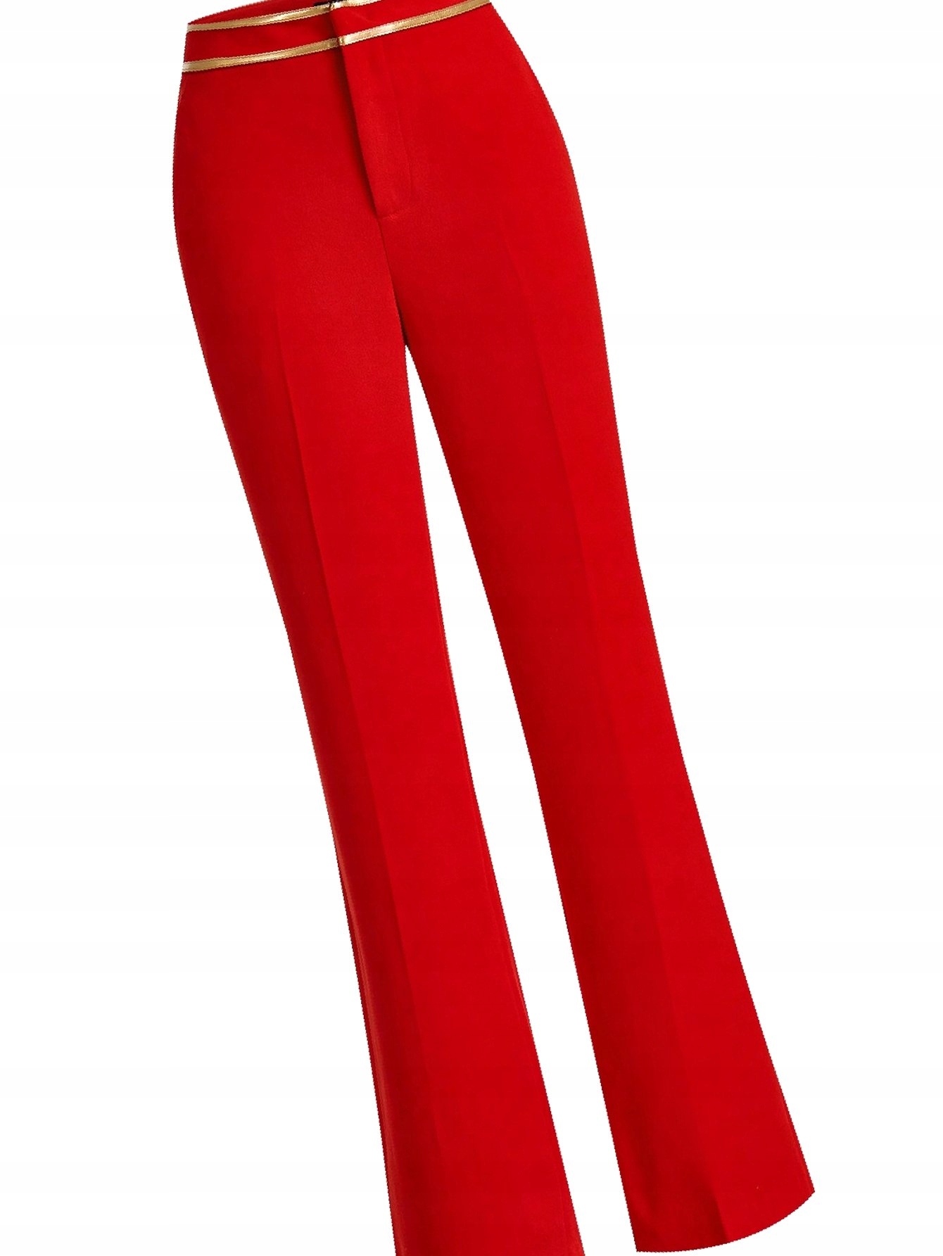 Jednoduché prémiové oblekové kalhoty Motf Červené Xs 34