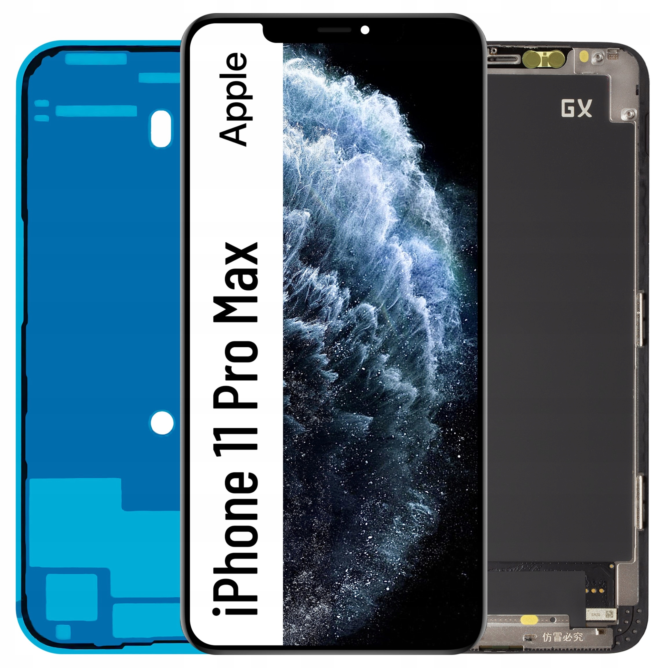 Displej pro iPhone 11 Pro Max LCD Oled displej A2161 A2218 těsnění