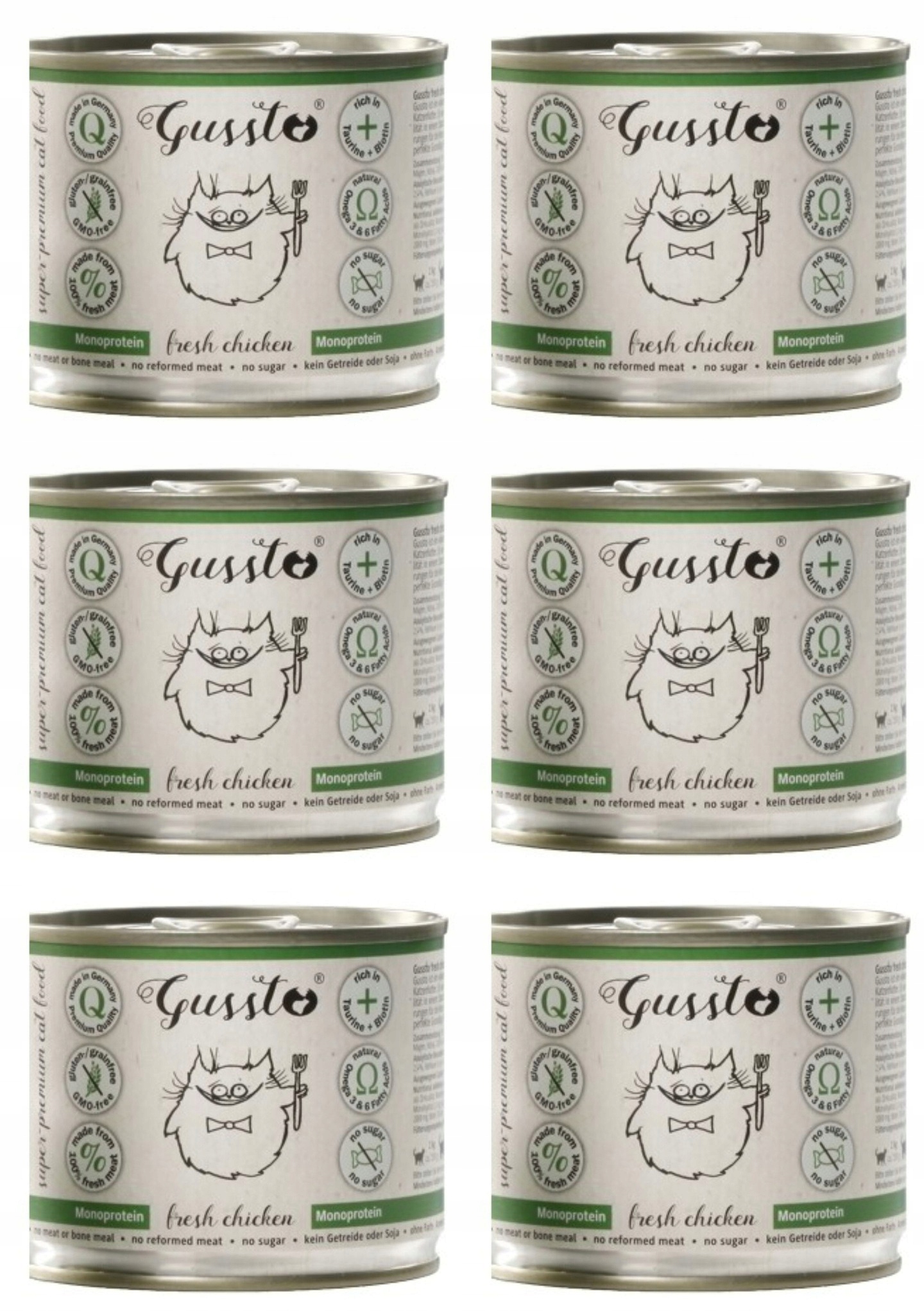 Levně Gussto Čerstvé kuřecí maso 6x200 g