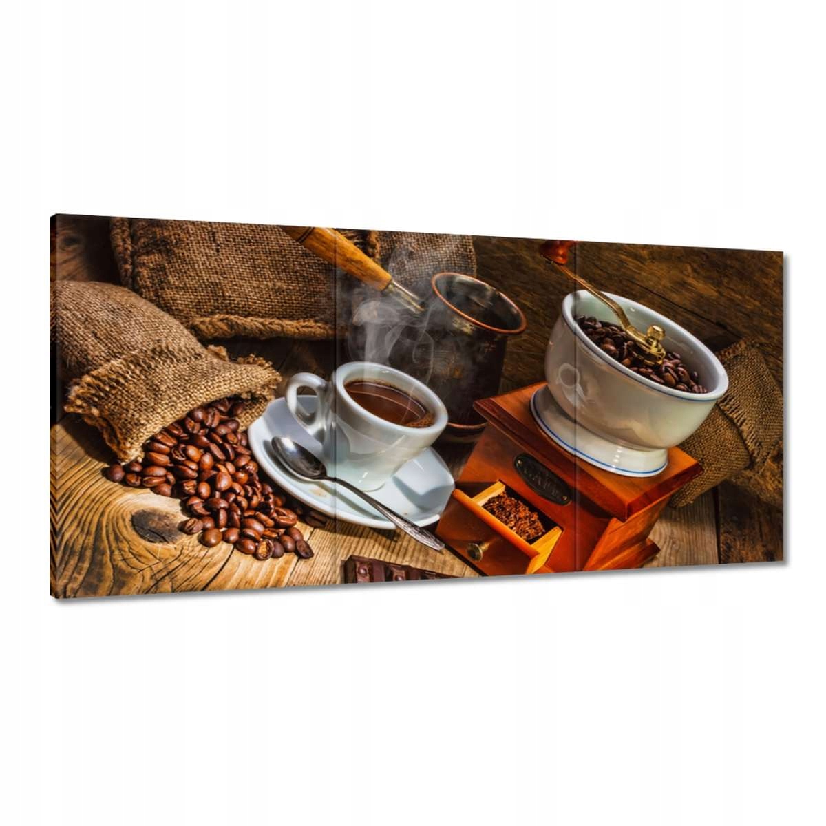 Obrazy 180x90 Chutná káva Čokoláda