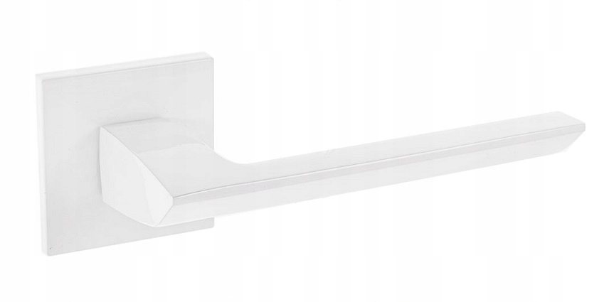 

Klamka Elena rozeta kwadratowa Slim biała Domino