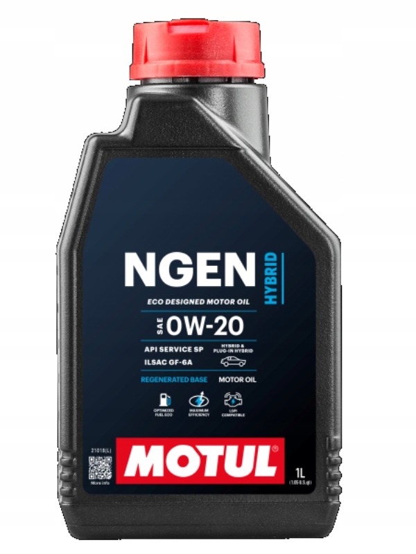 Olej Silnikowy Motul 0W-20 1L Hybrid Ngen Api Sp Ilsac GF-6A