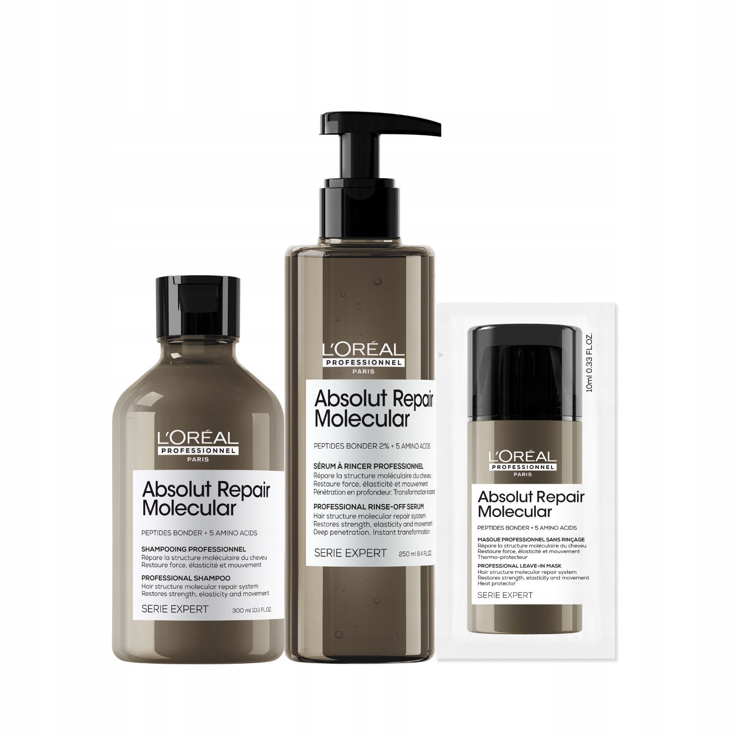 Loreal obnovující sada Absolut Repair Molecular: sérum šampon sáček