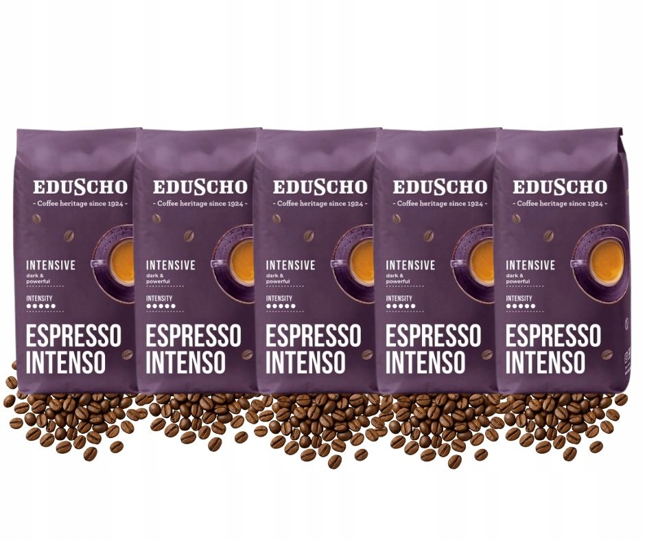 Levně Tchibo Eduscho Espresso Intenso Káva sada 5x1kg