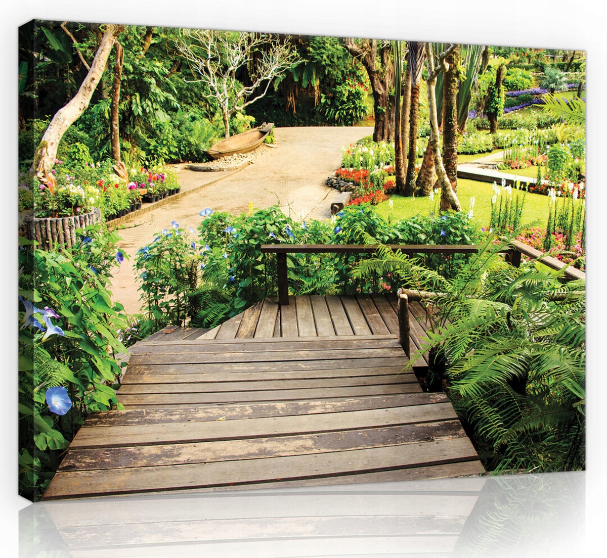 Obraz Na Plátně Canvas 80x60 Zahrada Park Schody