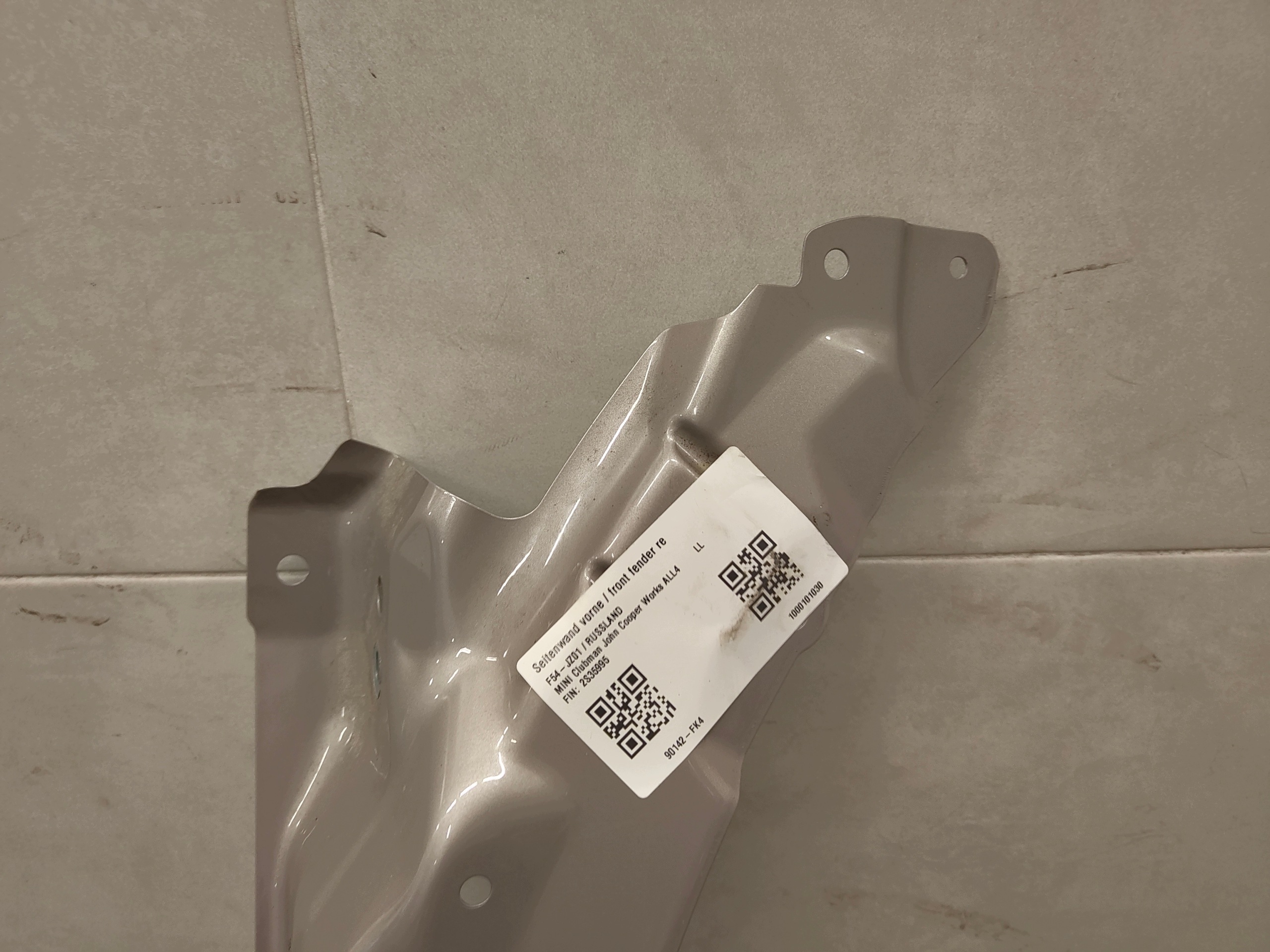 MINI F54 LCI fender front front right left colour B47 JCW