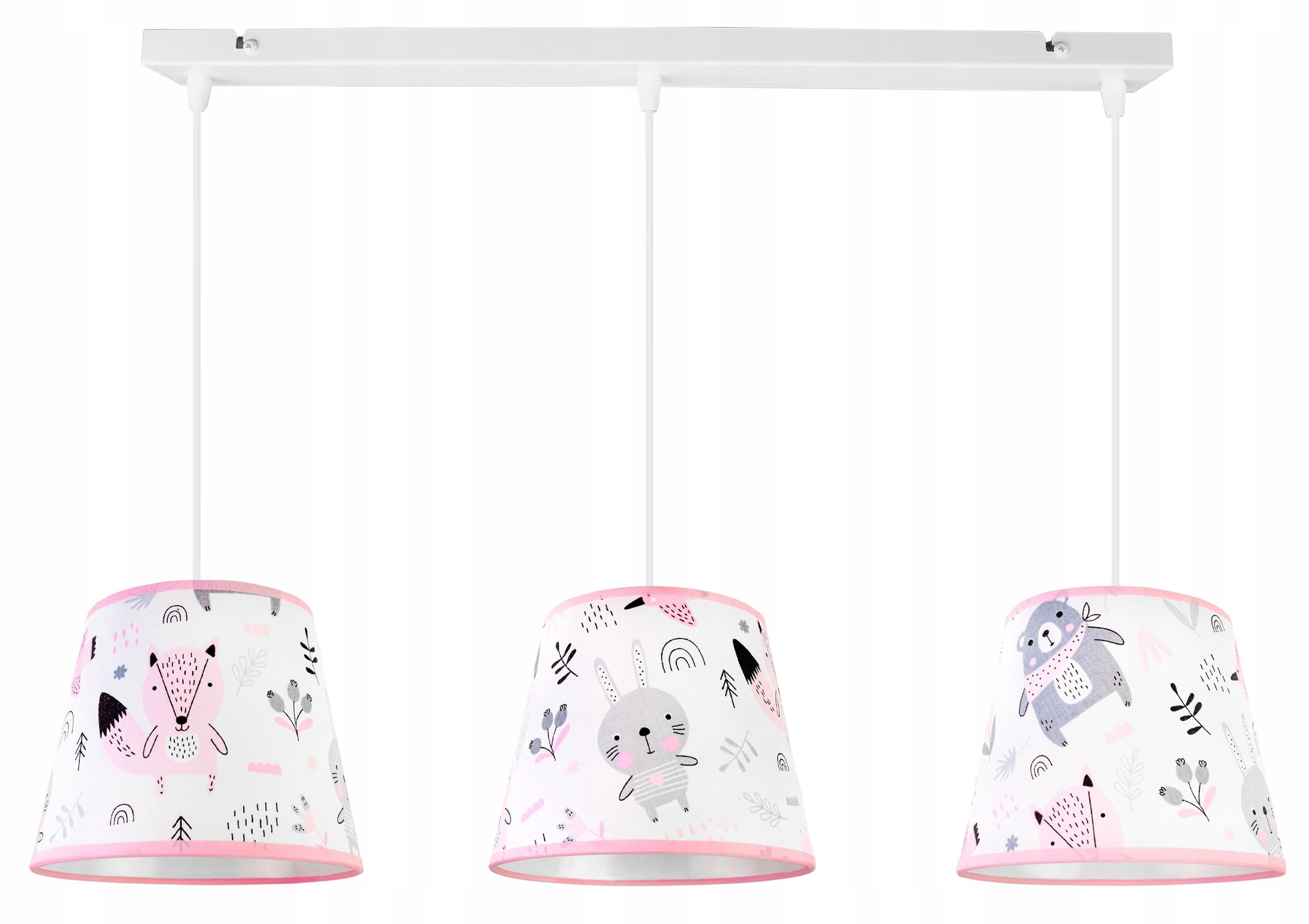 

Lampa Wisząca Sufitowa Loft Dziecięca Abażur Led