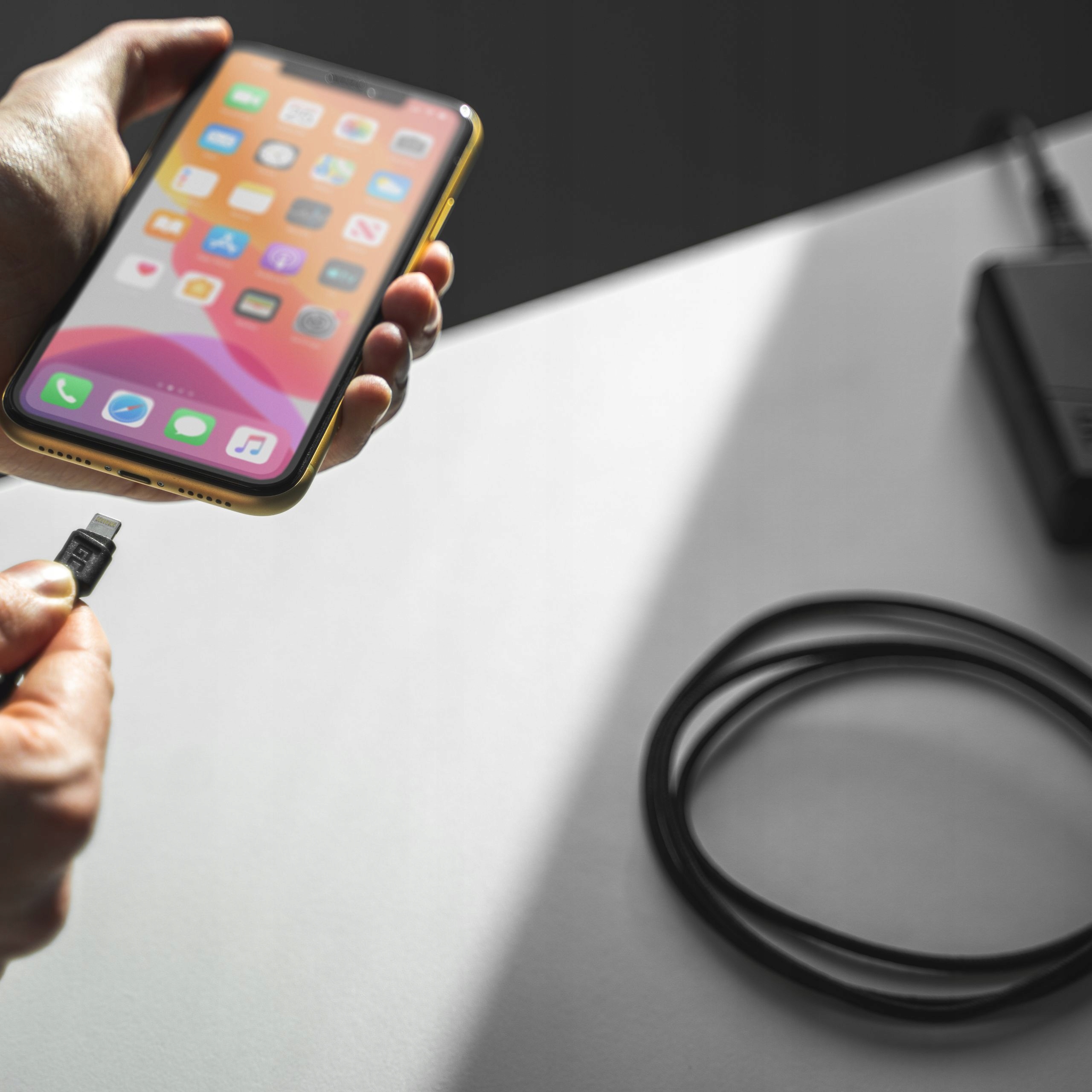 Kabel Przewód GreenCell PowerStream USB A - Lightning 2m do iPhone Długość przewodu 2 m