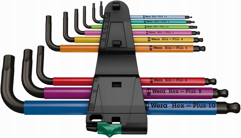 Sada Tŕňových Kľúčov S Guličkou 950 SPKL/9 Hex 1.5-10 MM W05022089001
