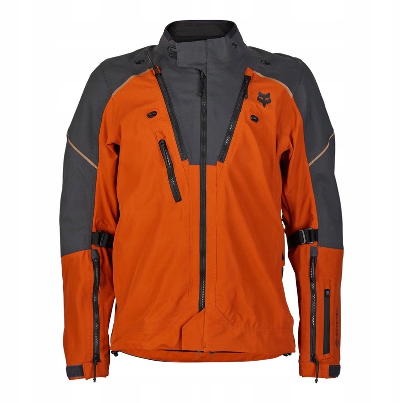 Motocyklová bunda Fox Defend Gore-tex Adv Burnt oranžová šedá Darčeky