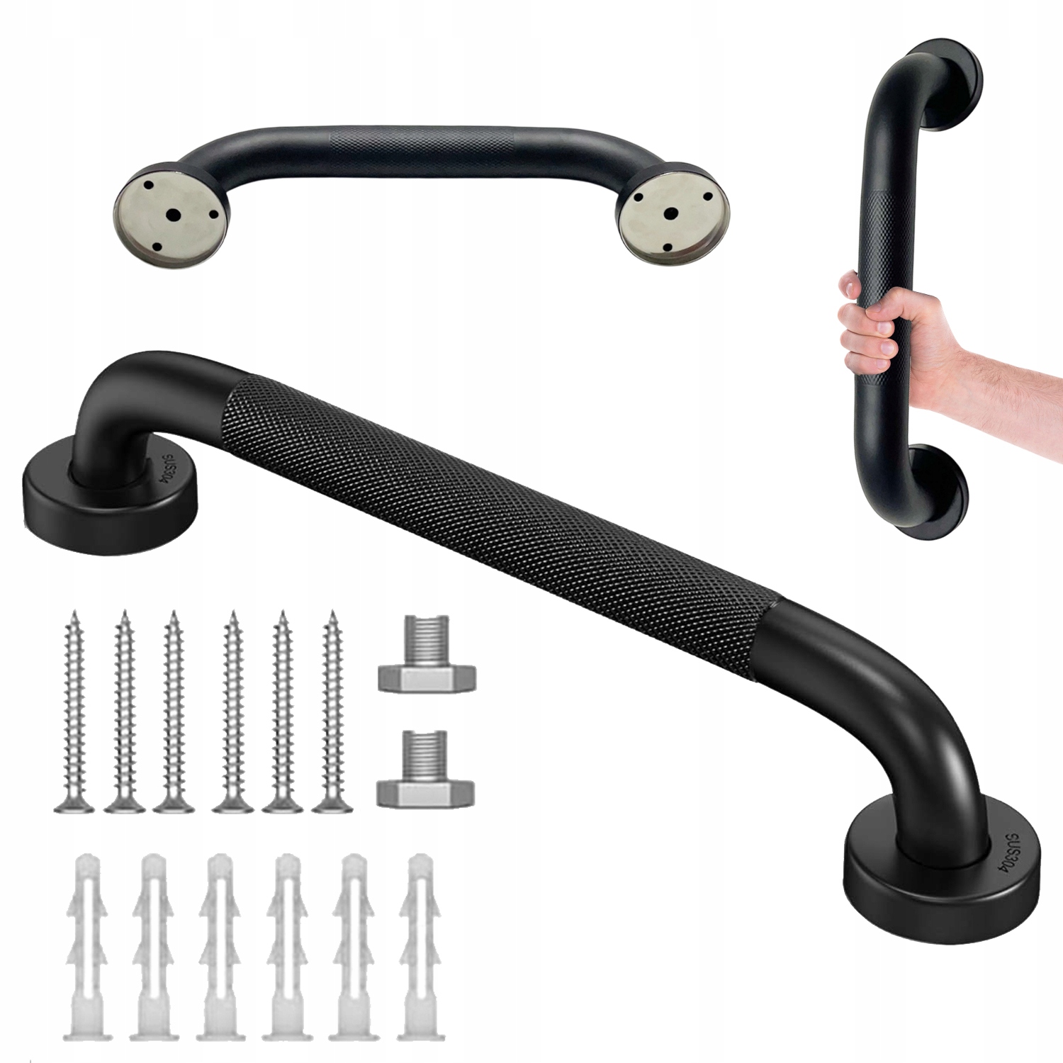 Uchwyt Łazienkowy Prosty Poręcz Wannowa Nierdzewny Poręcz Ścienna 30cm